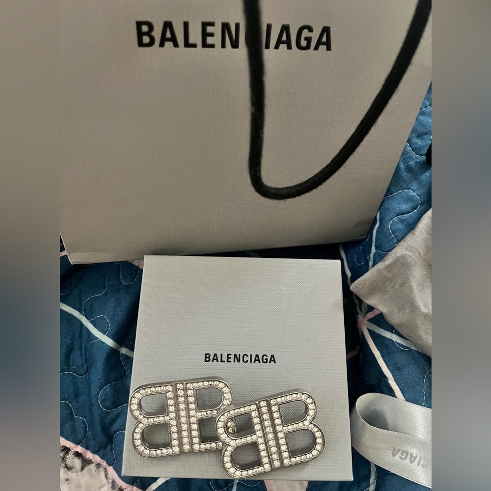BALENCIAGA BB 2.0 EARRINGS